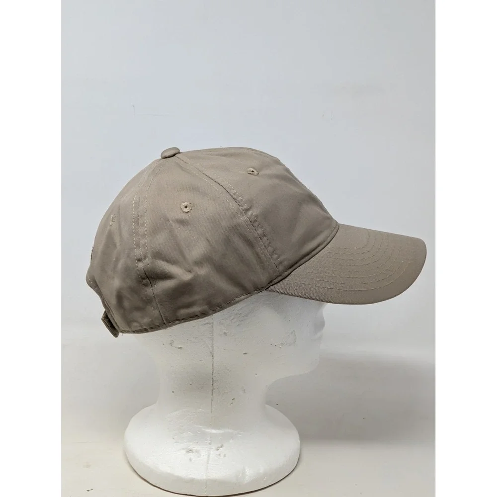 Cabelas Deer Nation Hat Mens Tan Adjustable Hunting Baseball Cap Logo Patch